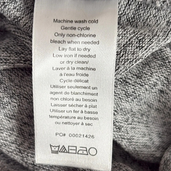 Rag & Bone The Knit Long Sleeve Jersey Tee - Size XS - Picture 8 of 8